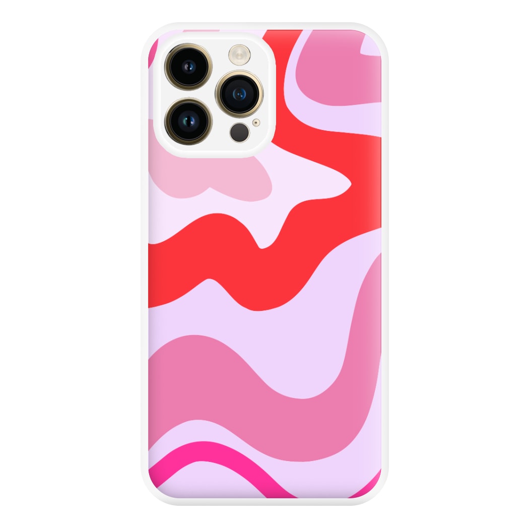 Purple & Pink Abstract  Phone Case for iPhone 14 Pro Max