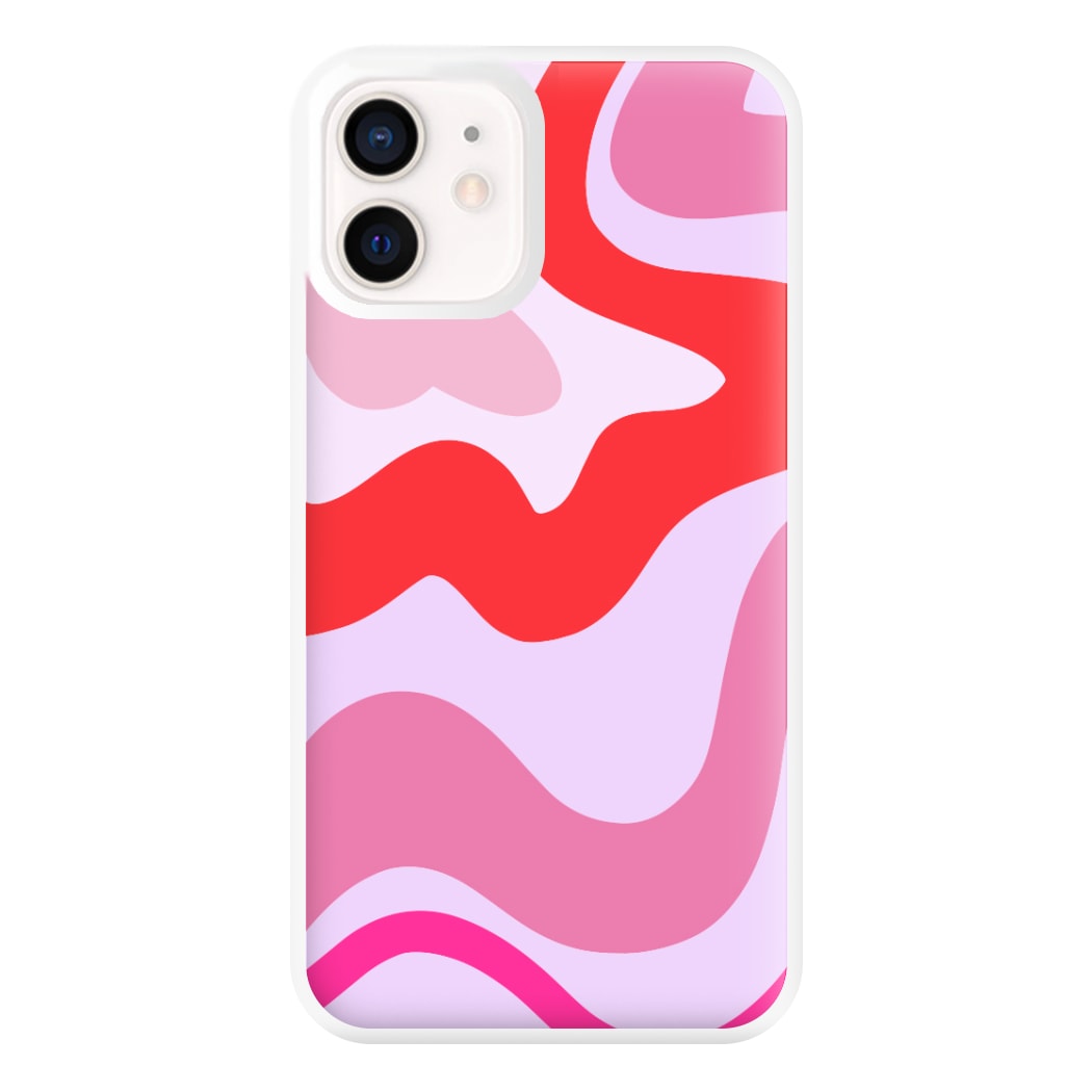 Purple & Pink Abstract  Phone Case for iPhone 13 Mini