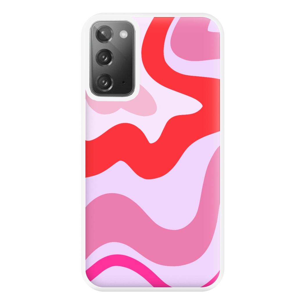 Purple & Pink Abstract  Phone Case for Galaxy Note 20 Ultra