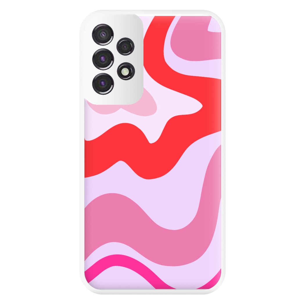 Purple & Pink Abstract  Phone Case for Galaxy A53