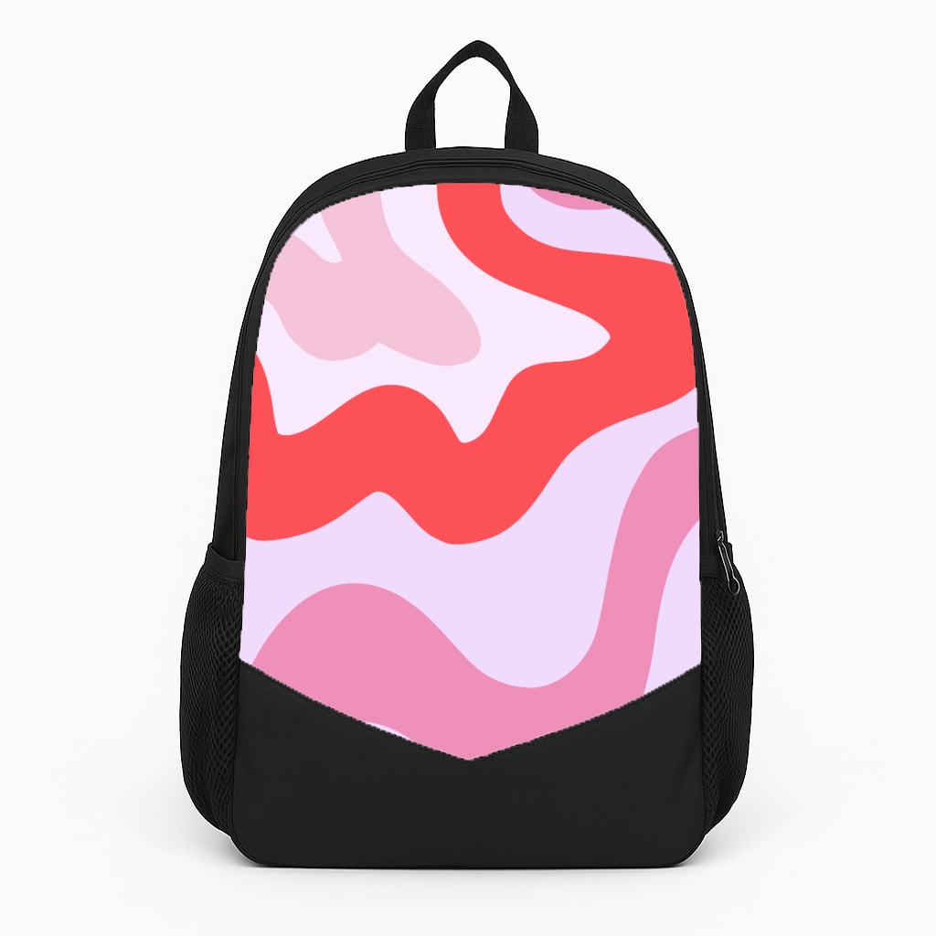 Purple & Pink Abstract  Backpack
