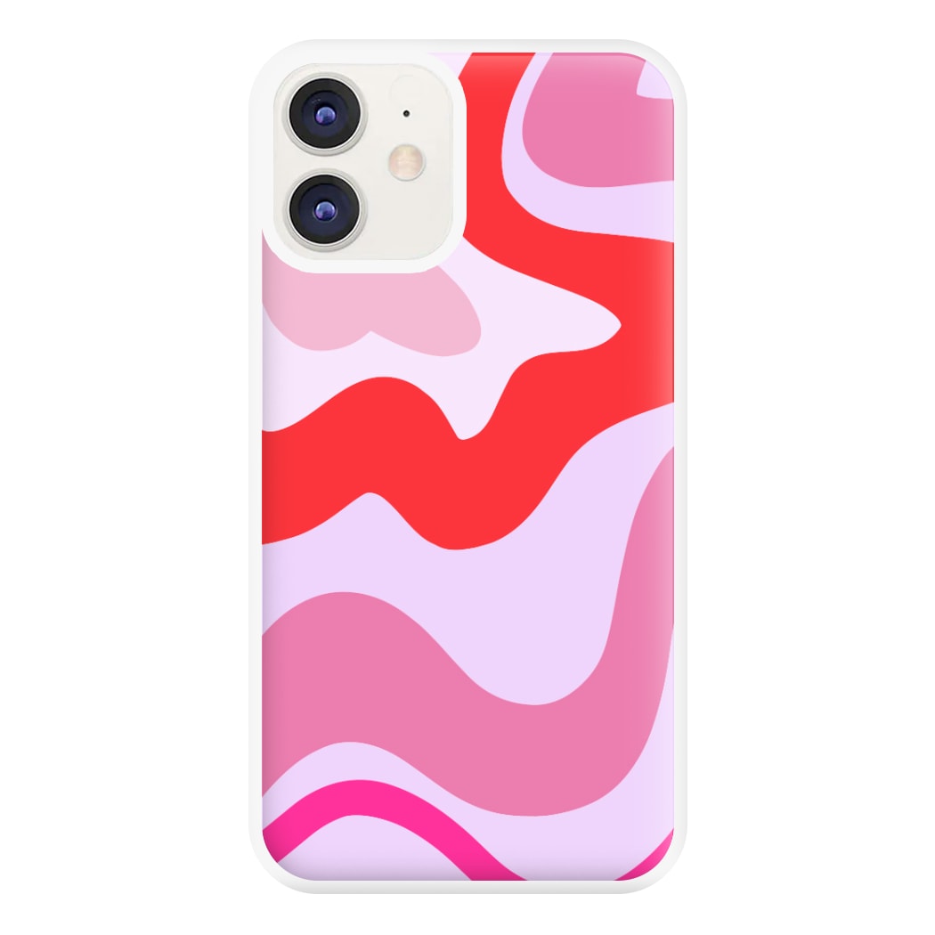 Purple & Pink Abstract  Phone Case for iPhone 12 / 12 Pro