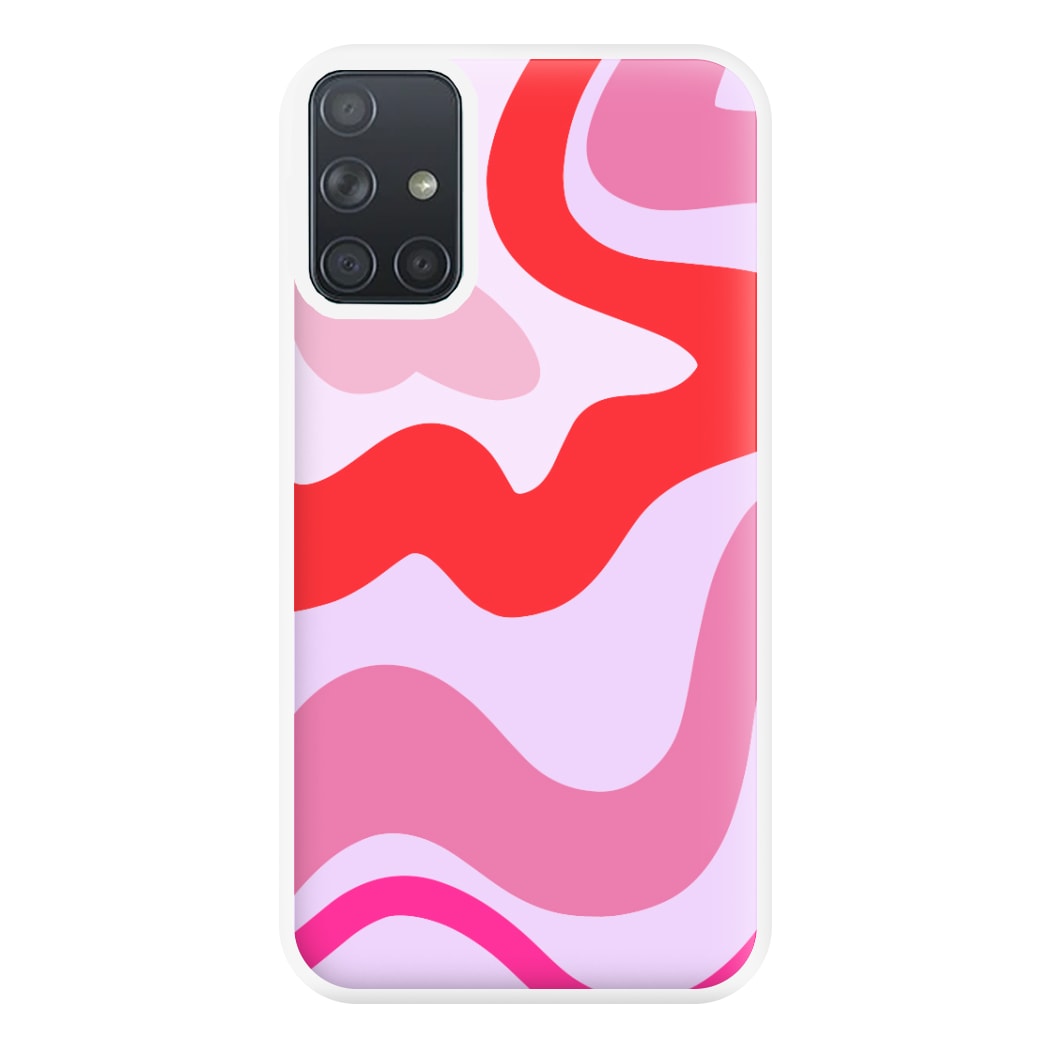 Purple & Pink Abstract  Phone Case for Galaxy A71