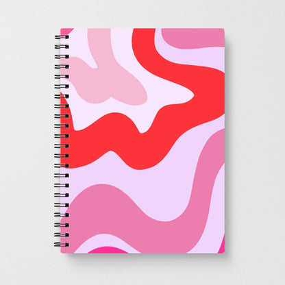Purple & Pink Abstract  Notebook