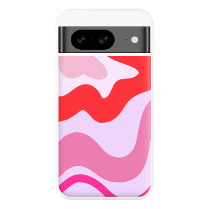 Purple & Pink Abstract  Phone Case for Google Pixel 8