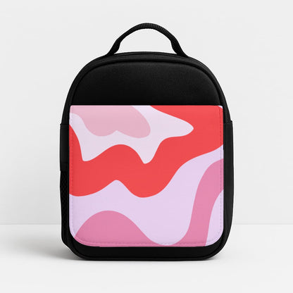 Purple & Pink Abstract  Insulated Lunchbox