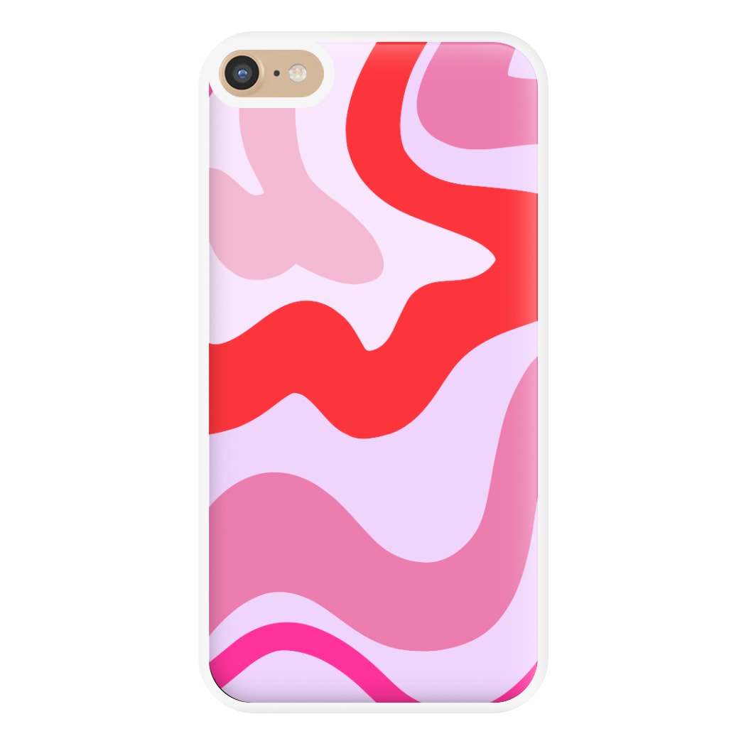 Purple & Pink Abstract  Phone Case for iPhone 6 Plus / 7 Plus / 8 Plus