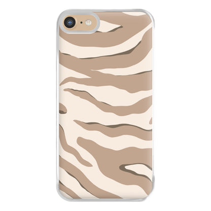 Neutral Tiger Print  Phone Case for iPhone 6 / 7 / 8 / SE