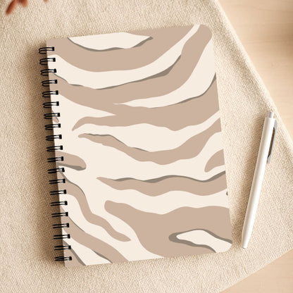 Neutral Tiger Print  Notepad