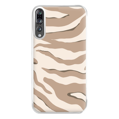 Neutral Tiger Print  Phone Case for Huawei P20 Pro