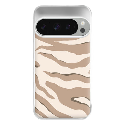 Neutral Tiger Print  Phone Case for Google Pixel 9 Pro XL