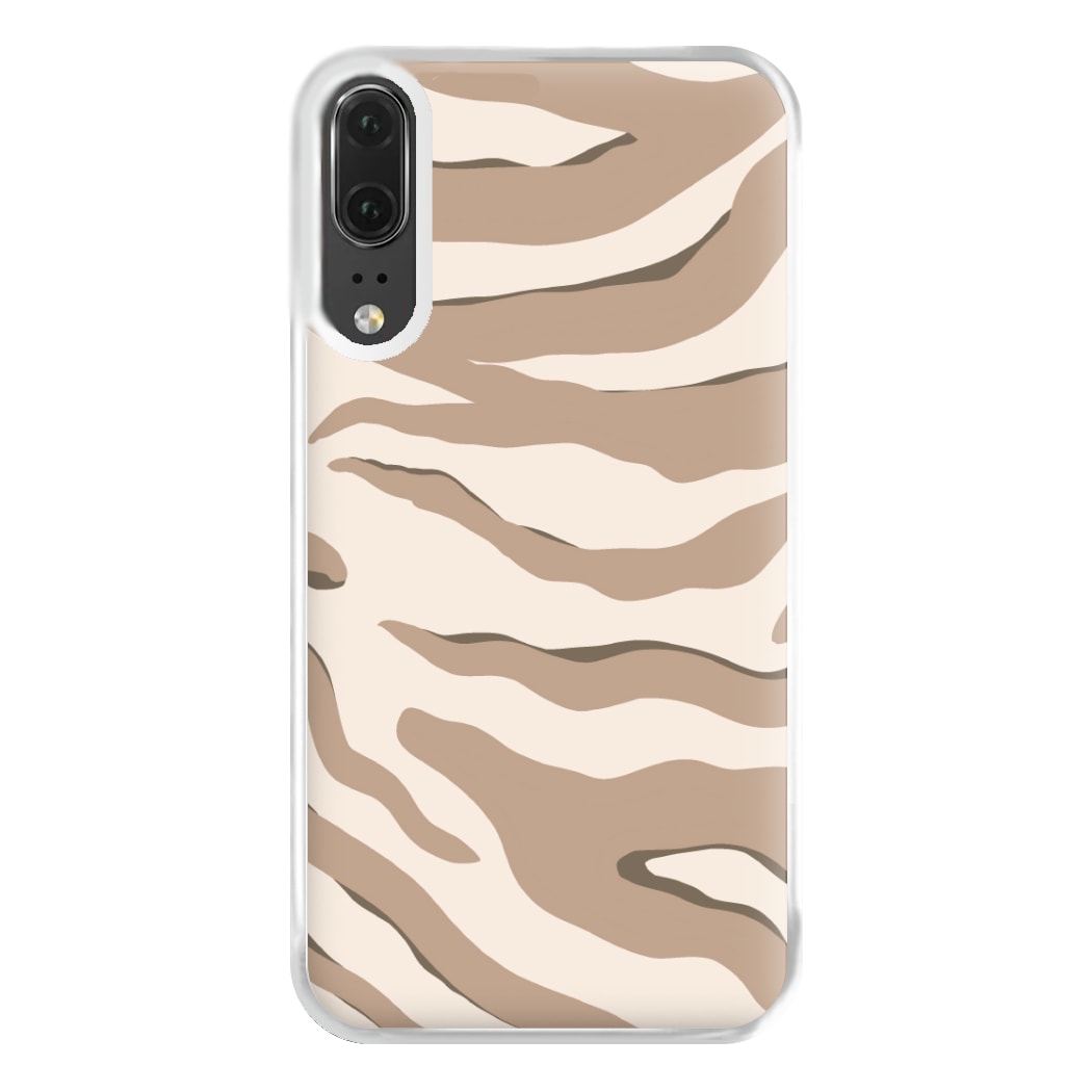 Neutral Tiger Print  Phone Case for Huawei P20