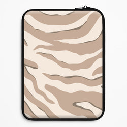 Neutral Tiger Print  Universal Laptop Sleeve