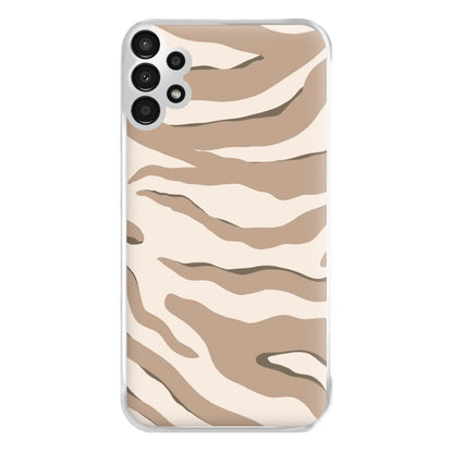 Neutral Tiger Print  Phone Case for Galaxy A13