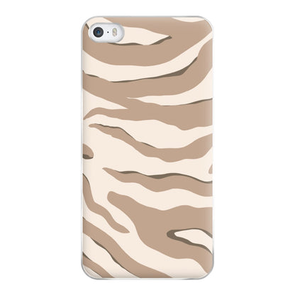 Neutral Tiger Print  Phone Case for iPhone 5 / 5s / SE 2016