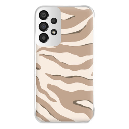 Neutral Tiger Print  Phone Case for Galaxy A33