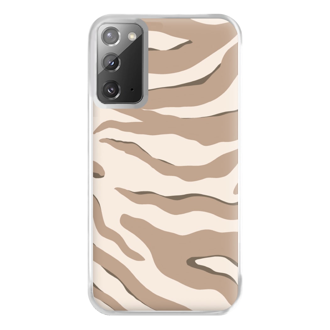 Neutral Tiger Print  Phone Case for Galaxy Note 20 Ultra