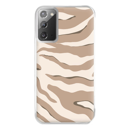 Neutral Tiger Print  Phone Case for Galaxy Note 20 Ultra