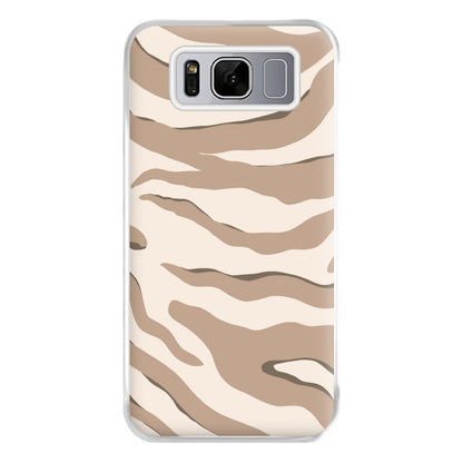 Neutral Tiger Print  Phone Case for Galaxy S8 Plus