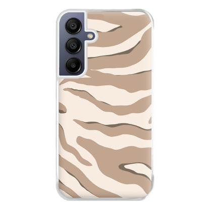 Neutral Tiger Print  Phone Case for Galaxy A16