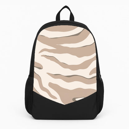Neutral Tiger Print  Large Backpack
