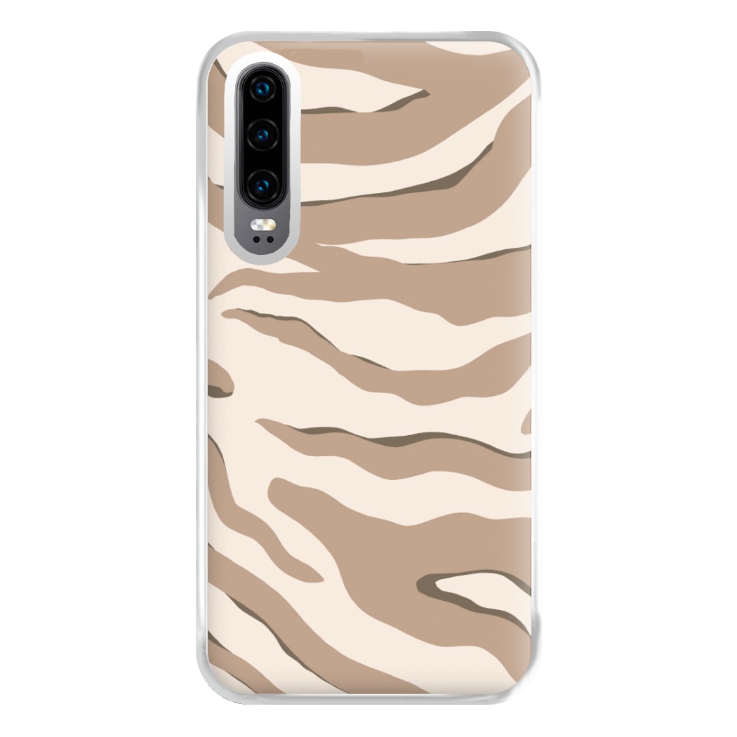 Neutral Tiger Print  Phone Case for Huawei P30