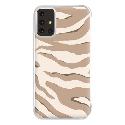 Neutral Tiger Print  Phone Case for Galaxy A71