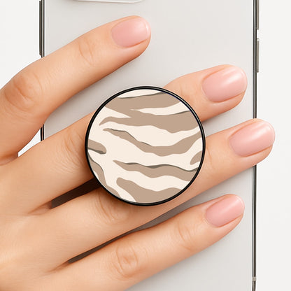 Neutral Tiger Print  Phone Grip