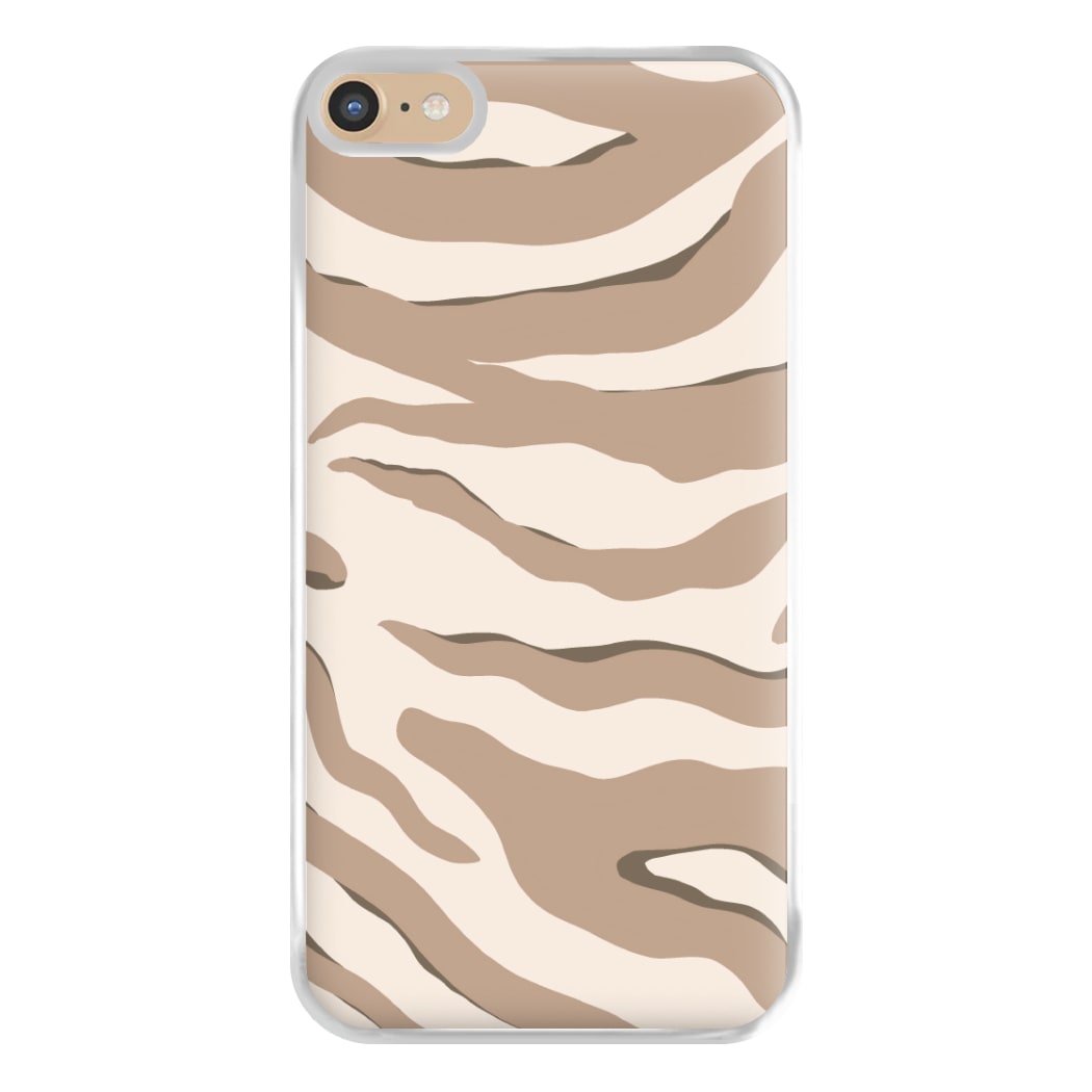 Neutral Tiger Print  Phone Case for iPhone 6 Plus / 7 Plus / 8 Plus