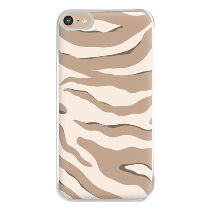 Neutral Tiger Print  Phone Case for iPhone 6 Plus / 7 Plus / 8 Plus