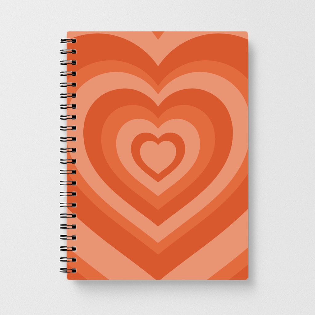 Vibrant Orange Notebook