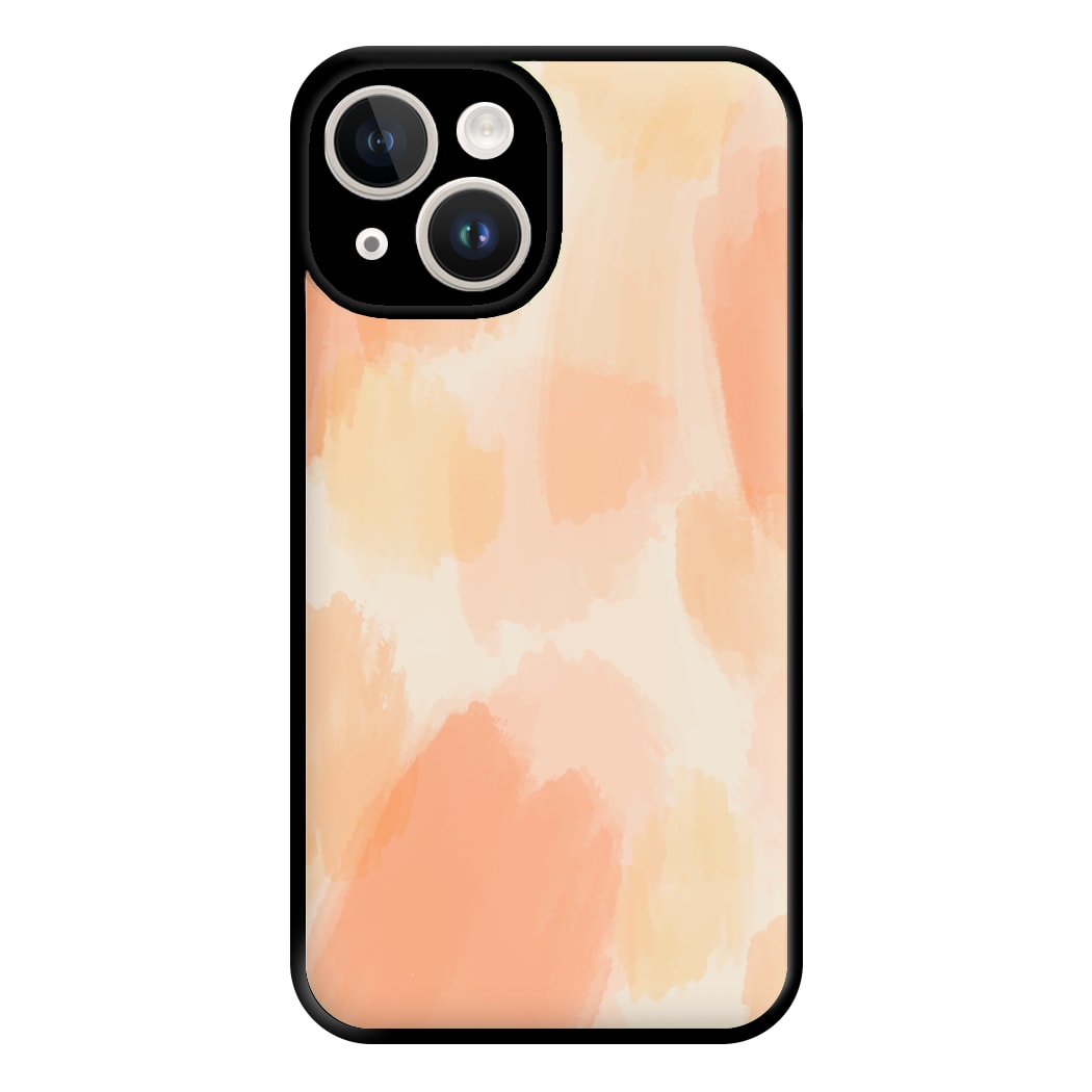 Orange Strokes Phone Case