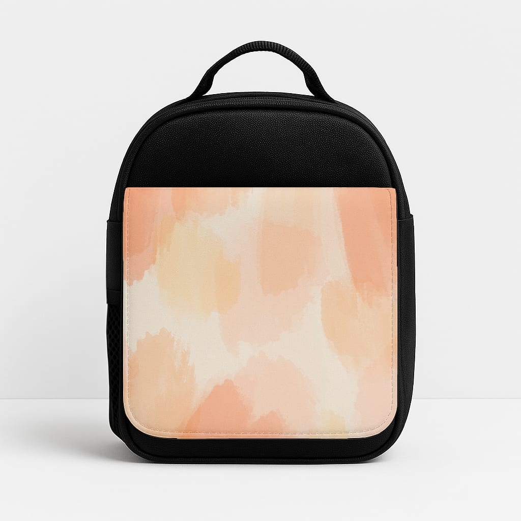 Orange Strokes Insulated Lunchbox