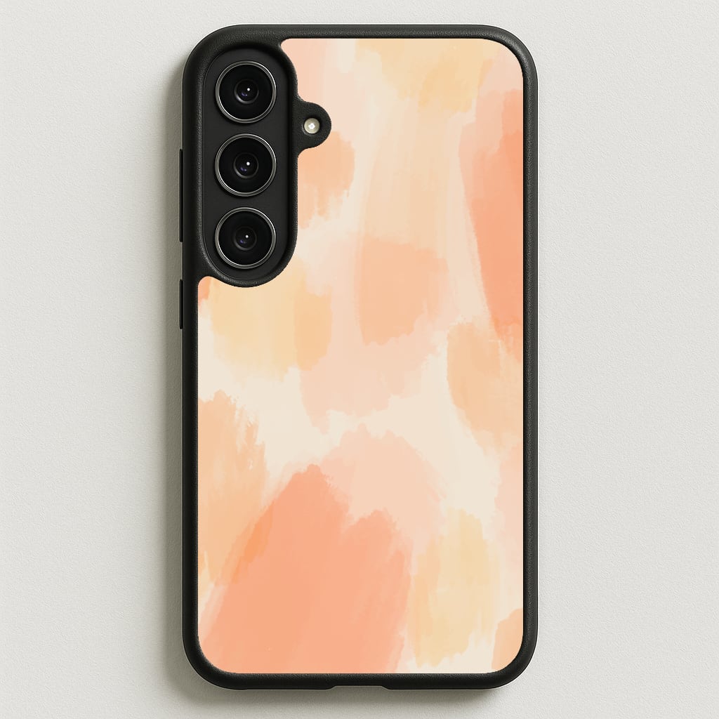 Orange Strokes Phone Case for Galaxy S25FE