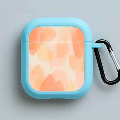 Orange Strokes Blue AirPods Case