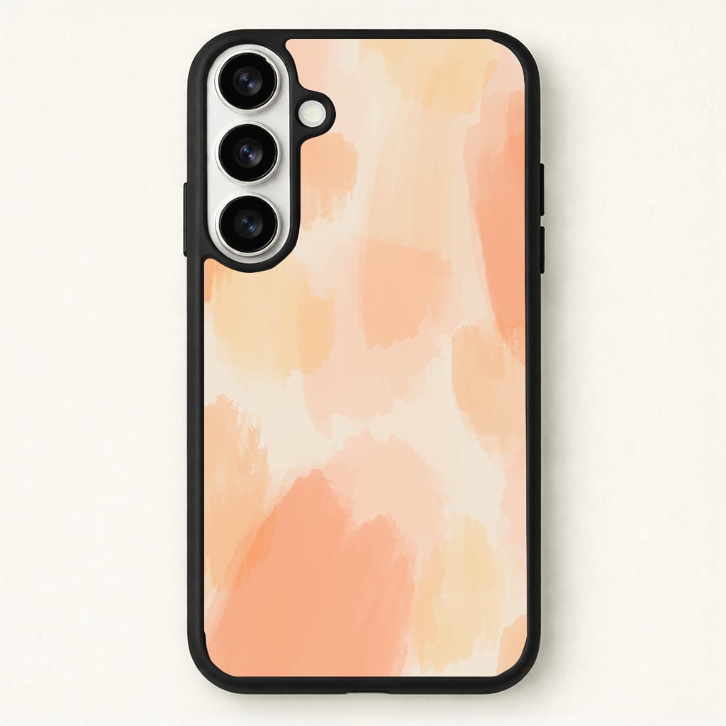 Orange Strokes Phone Case for Galaxy S26 Plus