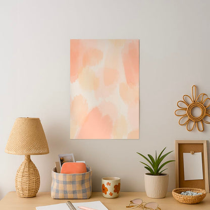 Orange Strokes Art Print