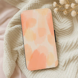 Orange Strokes Wallet Phone Case