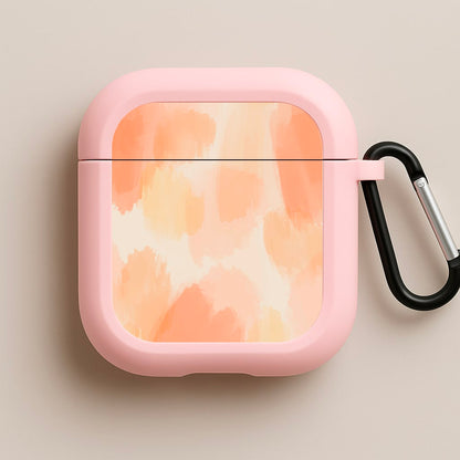 Orange Strokes Pink AirPods Case