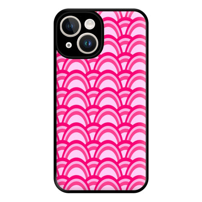 Purple Pink Abstract Pattern Phone Case for iPhone 14