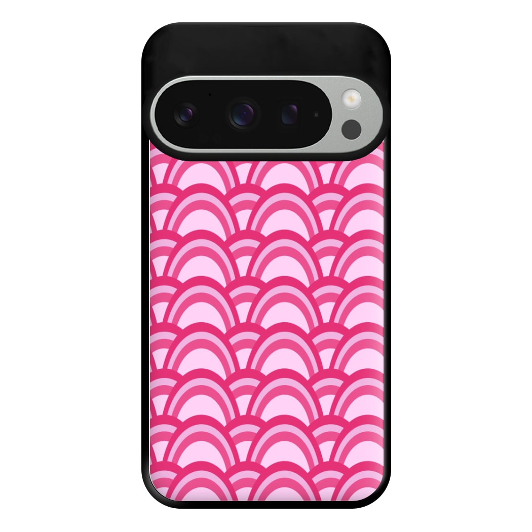 Purple Pink Abstract Pattern Phone Case for Google Pixel 9 Pro XL