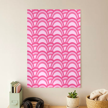 Purple Pink Abstract Pattern Poster
