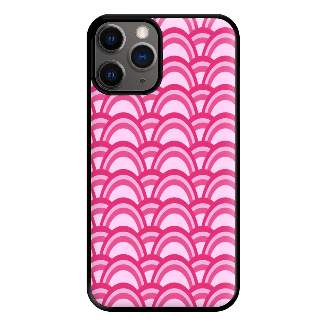 Purple Pink Abstract Pattern Phone Case for iPhone 12 Pro Max