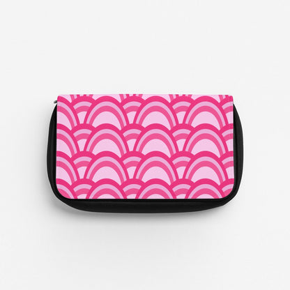 Purple Pink Abstract Pattern Pencil Case