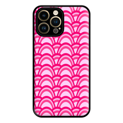 Purple Pink Abstract Pattern Phone Case for iPhone 14 Pro Max