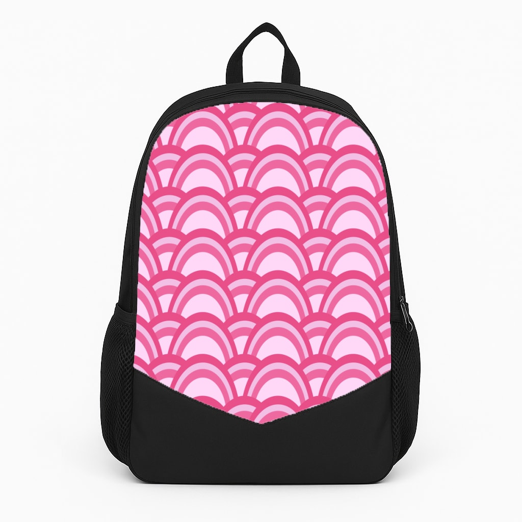 Purple Pink Abstract Pattern Backpack