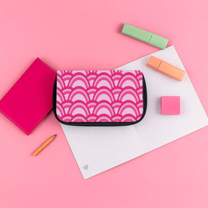 Purple Pink Abstract Pattern Pencil Case