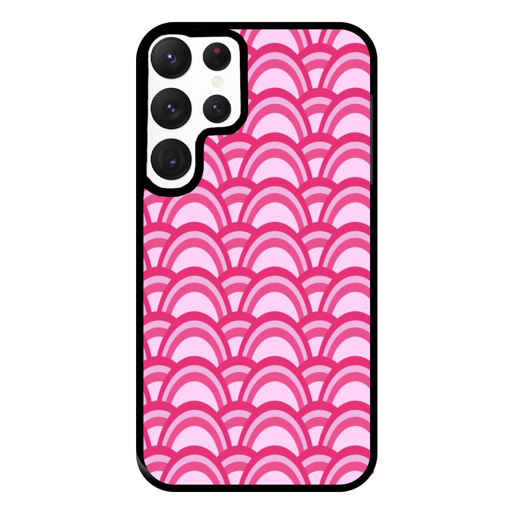 Purple Pink Abstract Pattern Phone Case for Galaxy S22 Ultra