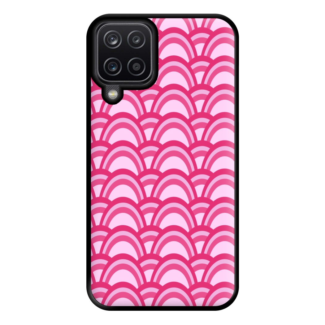 Purple Pink Abstract Pattern Phone Case for Galaxy A12