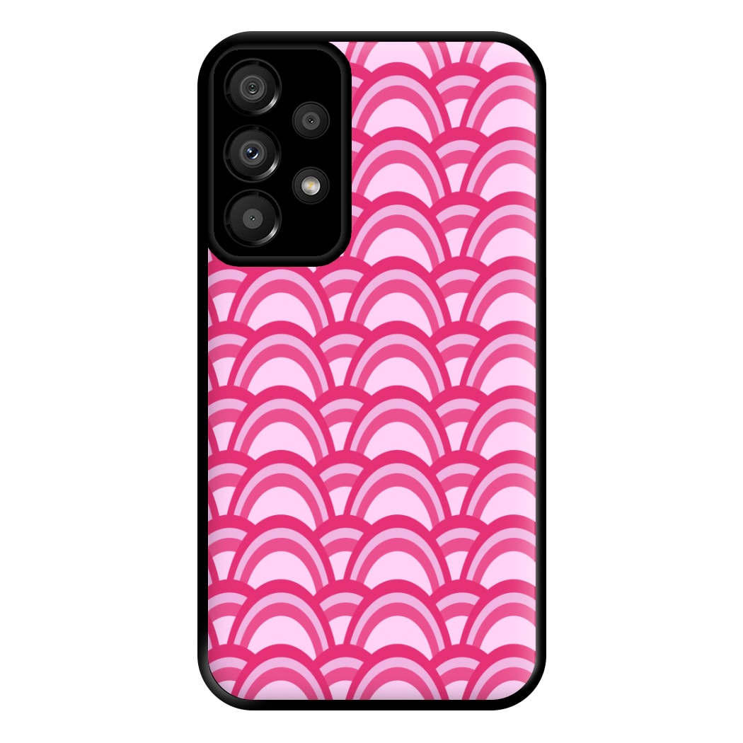 Purple Pink Abstract Pattern Phone Case for Galaxy A33